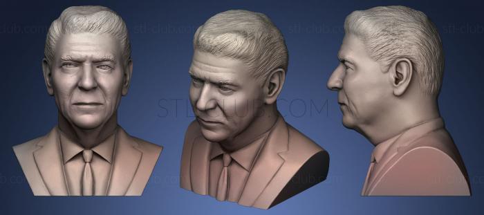 3D model Ronald Reagan (STL)